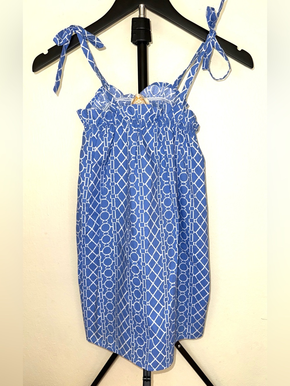 TBBC Lainey's Little Dress in the "Trellis More" print, size 6, EUC